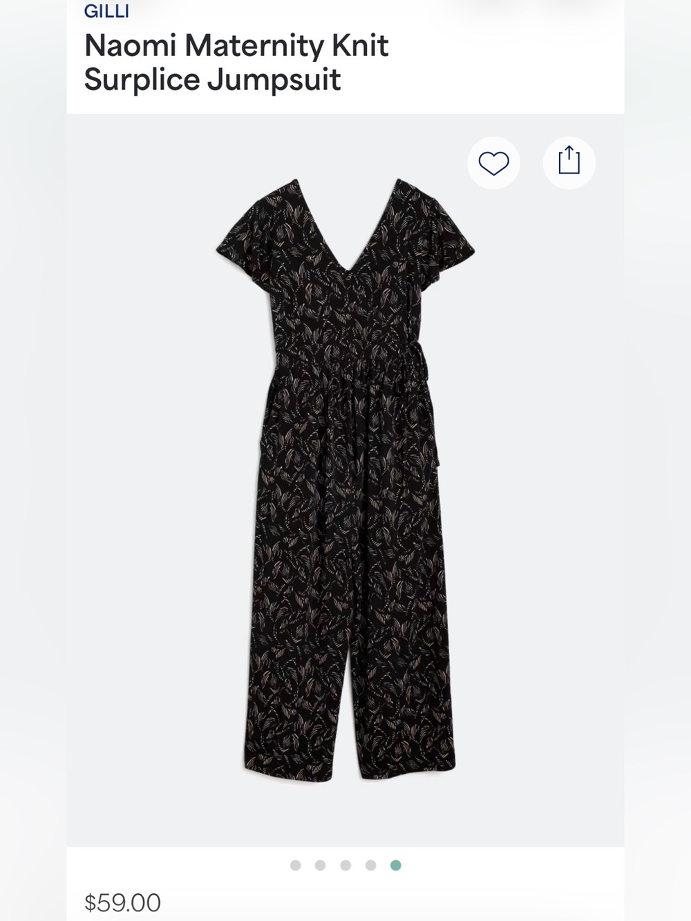 Maternity Special Occasion Jumpsuit